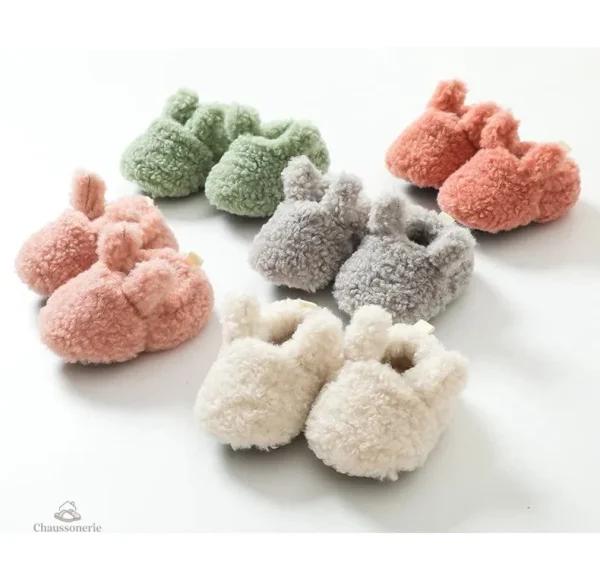 Chaussons bébé antidérapants, parfaits pour l'intérieur