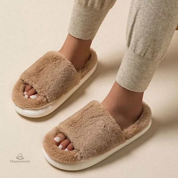 Chaussons d'intérieur femme, élégance et douceur