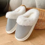 Chaussons fourrés élégants pour femme