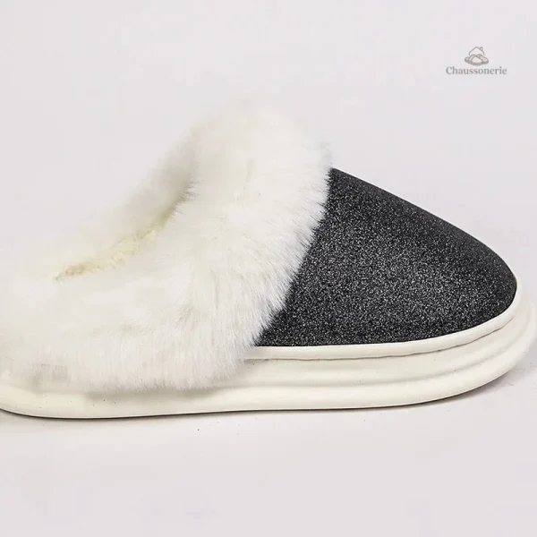 Chaussons d'intérieur pailletés pour femme