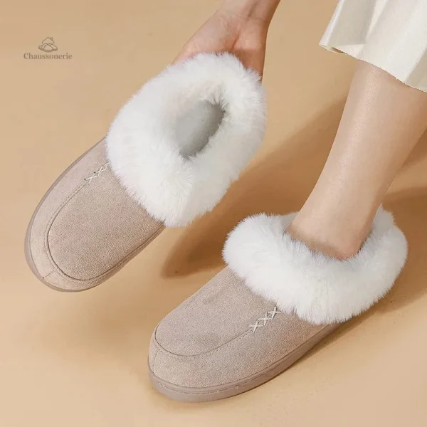 Chaussons Fourrés Femme - Chaud et Tendance - vue 2