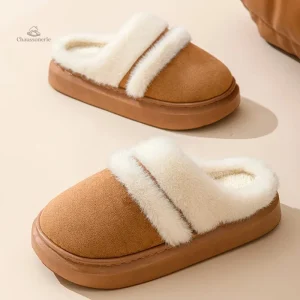 Chaussons Femme Douillets pour l'Hiver