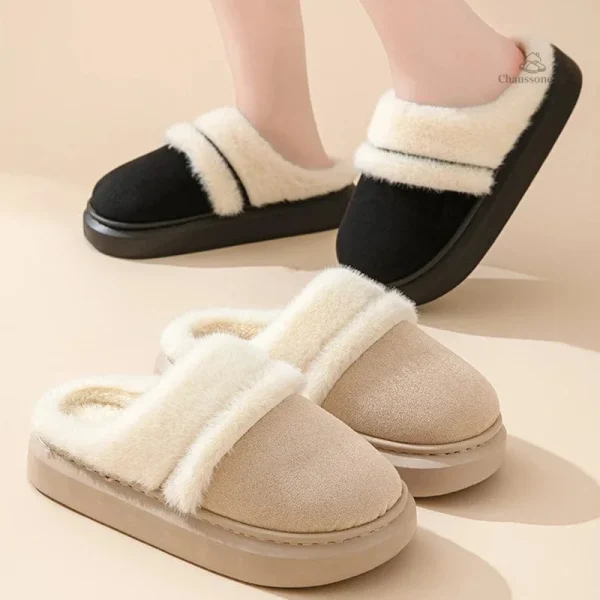 Chaussons Femme Confortables pour Intérieur