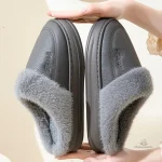 Chaussons fourrés pour un style décontracté et chaud