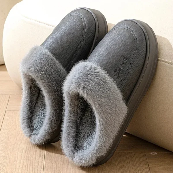 Chaussons fourrés pour un confort optimal