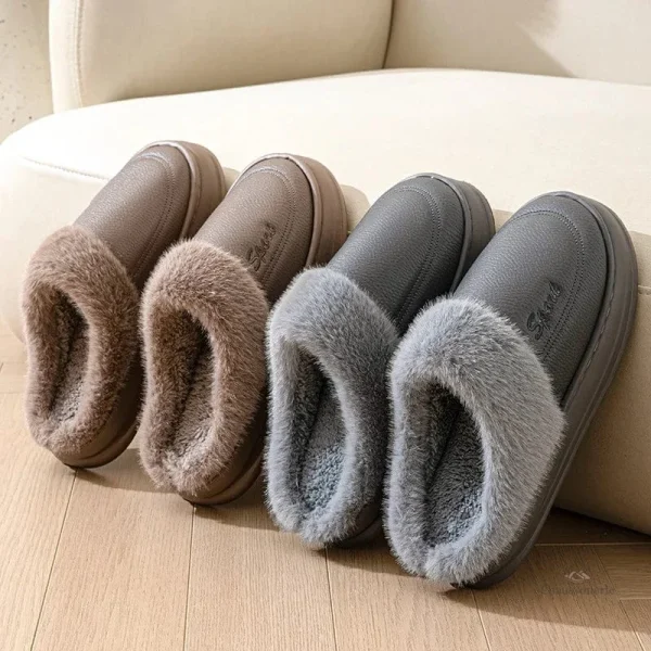 Chaussons chauds et imperméables pour hommes