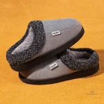 Chaussons fourrés pour un look décontracté