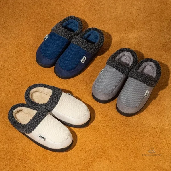 Chaussons homme à porter à la maison