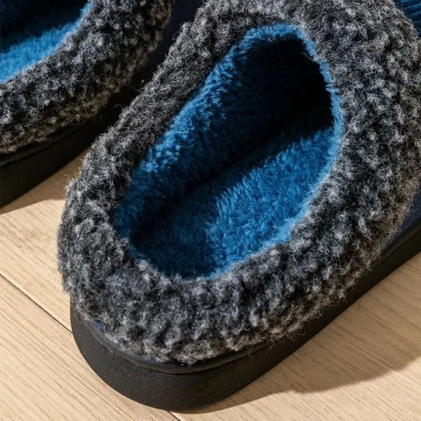 Chaussons fourrés pour un maximum de chaleur