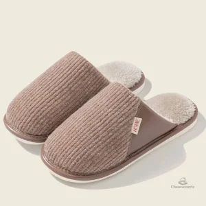 Chaussons homme chauds, style contemporain et agréable