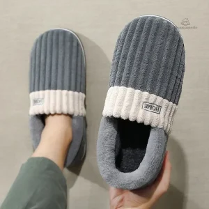 Chaussons cosy pour homme, style moderne