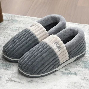 Chaussons fourrés modernes pour homme, élégance et confort