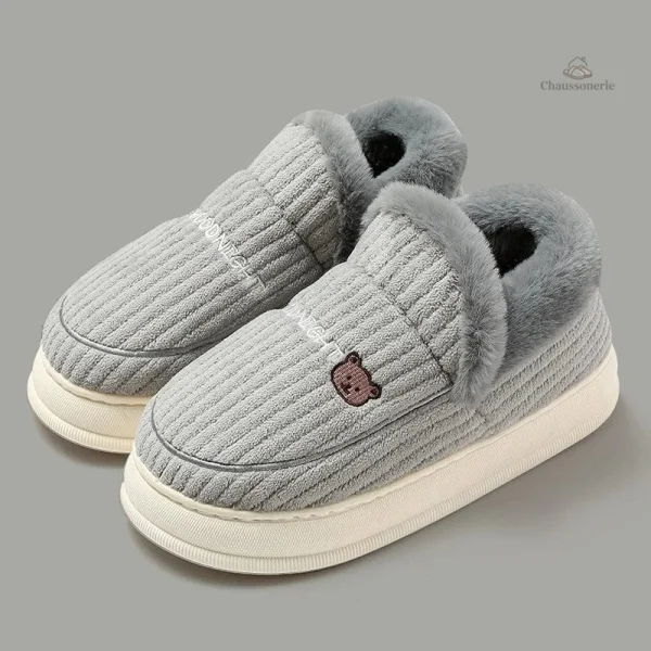 Chaussons en Fourrure pour Homme