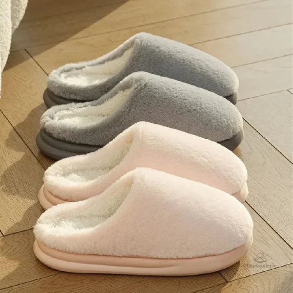 chaussons-fourres-pour-femme-tendance-et-douillet-1 Chaussons Fourrés Femme tendance et douillets