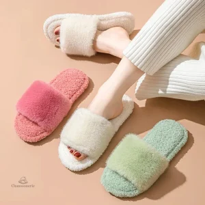 Mule ouverte femme tendance et douillette
