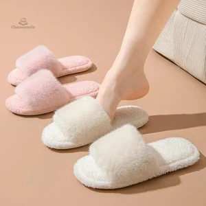 Mule douillette pour femme, idéale pour l'hiver