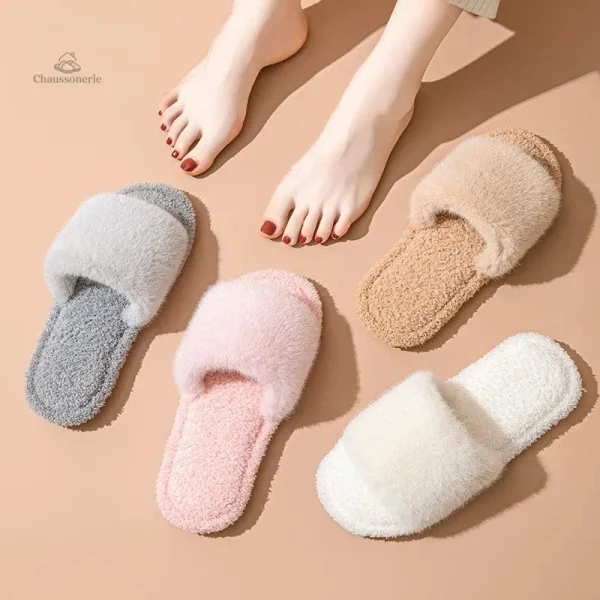 Chausson douillet femme, chaleur et confort