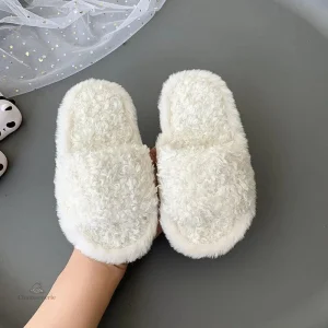 Chaussons ouverts pour fille, style décontracté