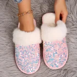 Mule femme chic, idéale pour les soirées d'hiver
